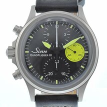 ジン Sinn 356.EURO FLIEGER. EURO フリーガー クロノグラフ 日本限定100本 自動巻き メンズ 美品 箱付き P#130035_画像1