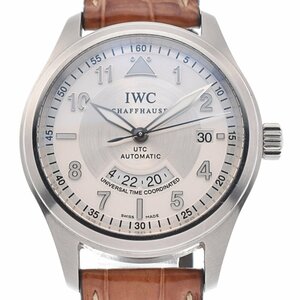 IWC IWC SCHAFFHAUSEN IW325110 フリーガーUTC スピットファイア 自動巻き メンズ 美品 保証書付き P#129841