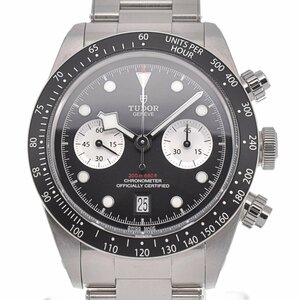 Tudor Toodle Tudor 79360n Блэк -Бэй Хронограф Дата.