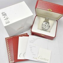 カルティエ CARTIER W7100015 カリブル・ドゥ・カルティエ 自動巻き メンズ 美品 箱付き R#129243_画像7