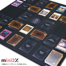 TCG 遊戯王カード 用 ラバー プレイマット バトルフィールド フルサイズ 60×60cm ケース付き カードゲーム ラッシュデュエル 用_画像2