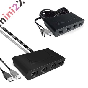 コントローラー接続タップ GC ニンテンドースイッチ 用 ゲームキューブ GC Nintendo Switch 用 WiiU PC コントローラの画像1