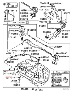 新品 純正 三菱 プロテクタ フューエル タンク ロワー ランサー エボ 6 GH-CP9A MITSUBISHI LANCER EVO PROTECTOR FUEL TANK LWR