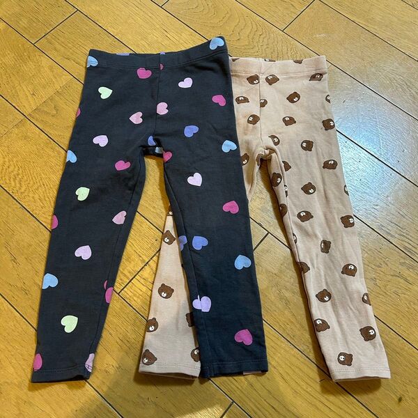 zara baby ザラ 裏起毛 レギンス パンツ 2点セット 98