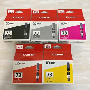 Canon キャノン PIXUS インク カートリッジ 73 5色セット M GY R Y MBK
