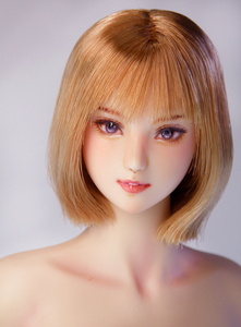 1/6 ドール カスタム ヘッド 首穴加工有 ファイセン Phicen TBLeague ドルフィー 素体　ショート薄茶