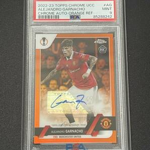 ※PSA9※ Alejandro Garnacho（アレハンドロ・ガルナチョ）【2022 Topps Chrome UCC】RC Rookie Auto Orange #/25の画像1