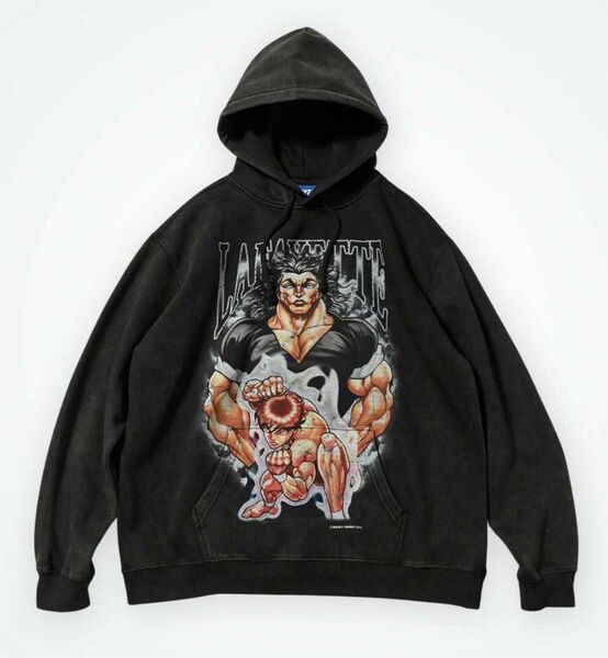 LFYT x グラップラー刃牙 BAKI YUJIRO HOODIE "Black"エルエフワイティー x グラップラー刃牙