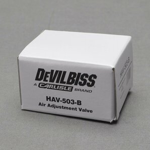【その他】DEVILBISS（デビルビス） ゲージ付きエアバルブ 手元圧力計 HAV-503-B 未使用品の画像1