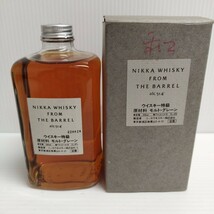 N★1円〜 NIKKA WHISKY FROM THE BARREL ニッカ ウイスキー フロム ザ バレル 500ml 51.4% 箱付き汚れ_画像1