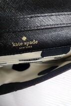 T★1円〜中古品 kate spade ケイトスペード ショルダーバッグ ポシェット ポーチ ブラックレディース_画像8