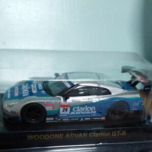 GTR　1:64コレクションkyosho woodone advan clarion GTR