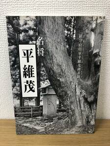 絶版 名将 平維茂 鎮守府将軍平維茂碑並銘 真壁俊信/平成15年発行/将軍杉/平等寺薬師堂/三川村教育委員会/B3