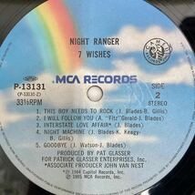 7 Wishes セヴン・ウイッシーズ / Night Ranger ナイト・レンジャー　セブン・ウィッシュィーズ【LP アナログ レコード】ウィッシーズ_画像5