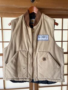 carhartt ダック地ベスト　size L カーハート 