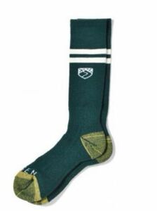 1【送料無料/新品】ボーゲン BOGEN College Socks BG-208 1543 Green サイズ3(25-27cm) [スキーソックス]スノーボード