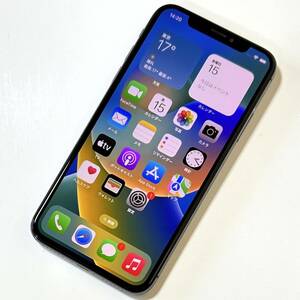 Apple SIMフリー iPhone X スペースグレイ 64GB MQAX2J/A iOS16.7.6 アクティベーションロック解除済