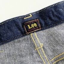 ◯ 45b11 LEE リー 19101 101-B 1959年復刻モデル デニムパンツ ジーンズ ストレート 32×34 インディゴ ユニオンチケット付 セルビッチ_画像6