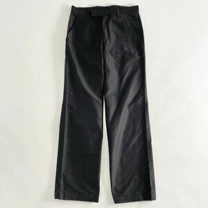 0 43c1 Objet GAULTIER HOMME objet d'art Gaultier Homme made in Japan strut pants bottom snap-button chino pants 76 black cotton 