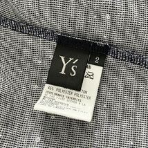 ◯ 16c2 《美品》 Y's ワイズ 21PRE HOLED JACQUARD SET UP セットアップ 2 ネイビー ジャケット サルエル Yohji yamamoto ヨウジヤマモト_画像9