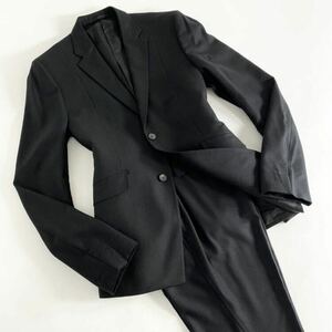 11c9 《美品》 JIL SANDER ジルサンダー ラフシモンズ期 セットアップ 48 ブラック スーツ ビジネス フォーマル イタリア製