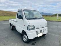 1円スタート～ 平成12年(2000年) スクラムトラック【車検付:令和6年7月】5速マニュアル(MT)4WD《個人出品》キャリイトラックに負けない人気_画像1