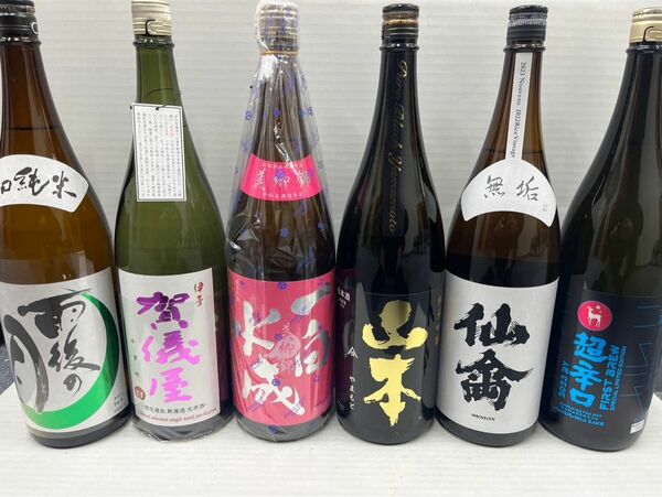 【一升瓶】日本酒6本セット！