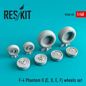 ◆◇RESKIT【RS48-0065】1/48 F-4C/D/E/EJ/F/G ファントムⅡホイール&タイヤ◇◆　