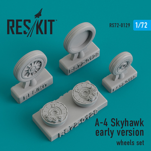 ◆◇RESKIT【RS72-0129】1/72 A-4スカイホーク(初期型) ホイール&タイヤ ◇◆