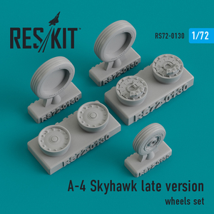 ◆◇RESKIT【RS72-0130】1/72 A-4スカイホーク(後期型) ホイール&タイヤ ◇◆