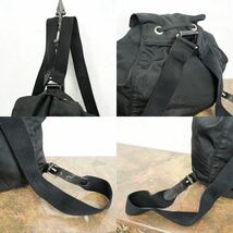 PRADA LOGO NYLON RUCK SUCK MADE IN ITALY/プラダロゴナイロンリュックサック_画像8