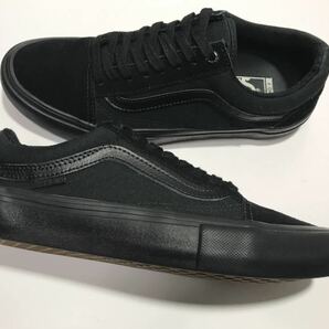 即決!! VANS バンズ OLD SKOOL PRO BLACK OUT オールドスクール プロ ブラックアウト 黒 us 8.0 / 26.0cm スケート スニーカーの画像5