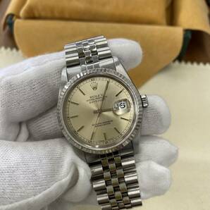 ROLEX ロレックス デイトジャスト １６２３４ Ｔ番 メンズ  １９９９年 購入時 付属品全て有りの画像3