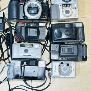 1円～ まとめ売り コンパクトカメラ 計23台 Canon、Nikon、FUJIFILM、Olympus、Konica、PENTAX等 カメラ まとめ 100サイズの画像5