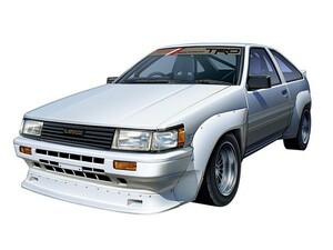 プラモデル　1/24　ザ・チューンドカー　No.62　TRD　AE86　カローラレビン　N2仕様　'83　トヨタ　送料無料