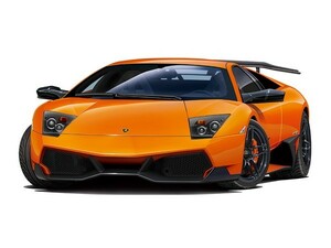  Aoshima пластиковая модель 1/24 The * суперкар No.06 '09 Lamborghini Murcielago SV бесплатная доставка 