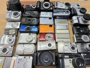  digital camera digital camera OLYMPUS Nikon PENTAX SONY RICOH Panasonic camera summarize together Junk [ parts taking .] 35 pcs 