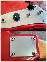 Tokai JAZZ SOUND トーカイ　東海楽器　エレキベース　ジャズサウンド　楽器　BASS レッド _画像10