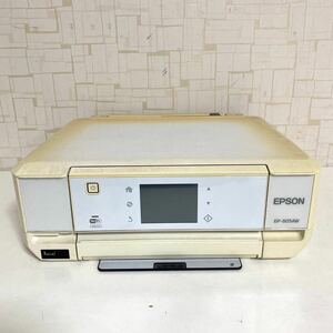 EPSON エプソン インクジェットプリンター EP-805AW ホワイト 本体 通電確認済み 現状品 ジャンク Y-030104-03