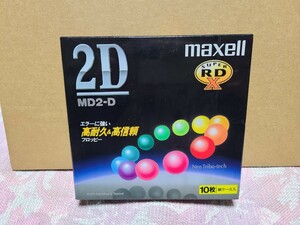 MD2-Dの5インチフロッピー(マクセル、1箱・未開封)