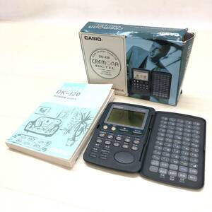 ♪CASIO カシオ DK-J20 漢字電子手帳 国語辞典 勉強 CREMONA DICTEL 動作未確認 ジャンク品♪C23082