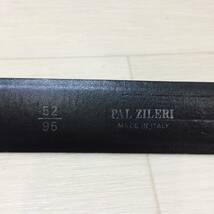 ☆Pal Zileri パル ジレリ レザーベルト サイズ 52/95 長さ 約105cm 皮革 イタリア製 メンズ ファッション 小物 ダメージ有 現状品☆G80965_画像9