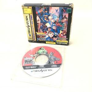 ♪CAPCOM カプコン SEGASATURN セガサターン マーヴルスーパーヒーローズVSストリートファイター ゲーム 現状品♪K23225