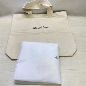 ^ perhaps unused goods LEXUS Lexus original tote bag beige canvas tote bag bag fashion ^ K14005