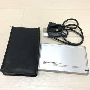 △ Speedzter Little USB 2.0 ENCLOSURE FOR 2.5" HARD DRIVE HDDケース PC周辺機器 通電確認済み 現状品 △R73078