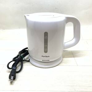 ■PortTech OKE-100(w) 電気ケトル ホワイト 一人暮らし 白湯 お湯 コーナンオリジナル 中古品 難有■R41674の画像1