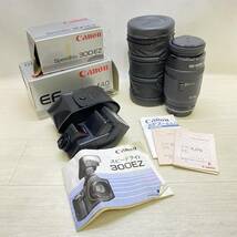 ▲ Canon キャノン レンズ ストロボ セット 300EZ ES-C17 EF 70－210mm f/4.0 カメラ アクセサリー 周辺機器 現状品 ▲ R14029_画像1