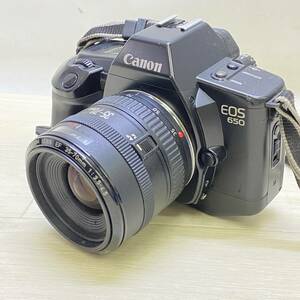 ▲ Canon キャノン EOS650 一眼レフ フィルムカメラ 動作未確認 現状品 ケースおまけ 撮影機材 保管品 ▲ R14031