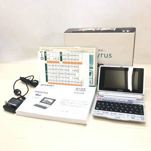 ♪SHARP シャープ PW-N8000 papyrus パピルス カラー電子辞書 電子辞書 勉強 趣味 動作品 中古品♪R23305