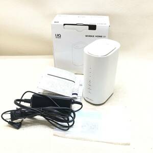 ★KDDI UQ WiMAX HOME 01 NAS31 Wi-Fi ルーター ホームルーター インターネット 通信機器 一部動作確認済み 中古品★R01697